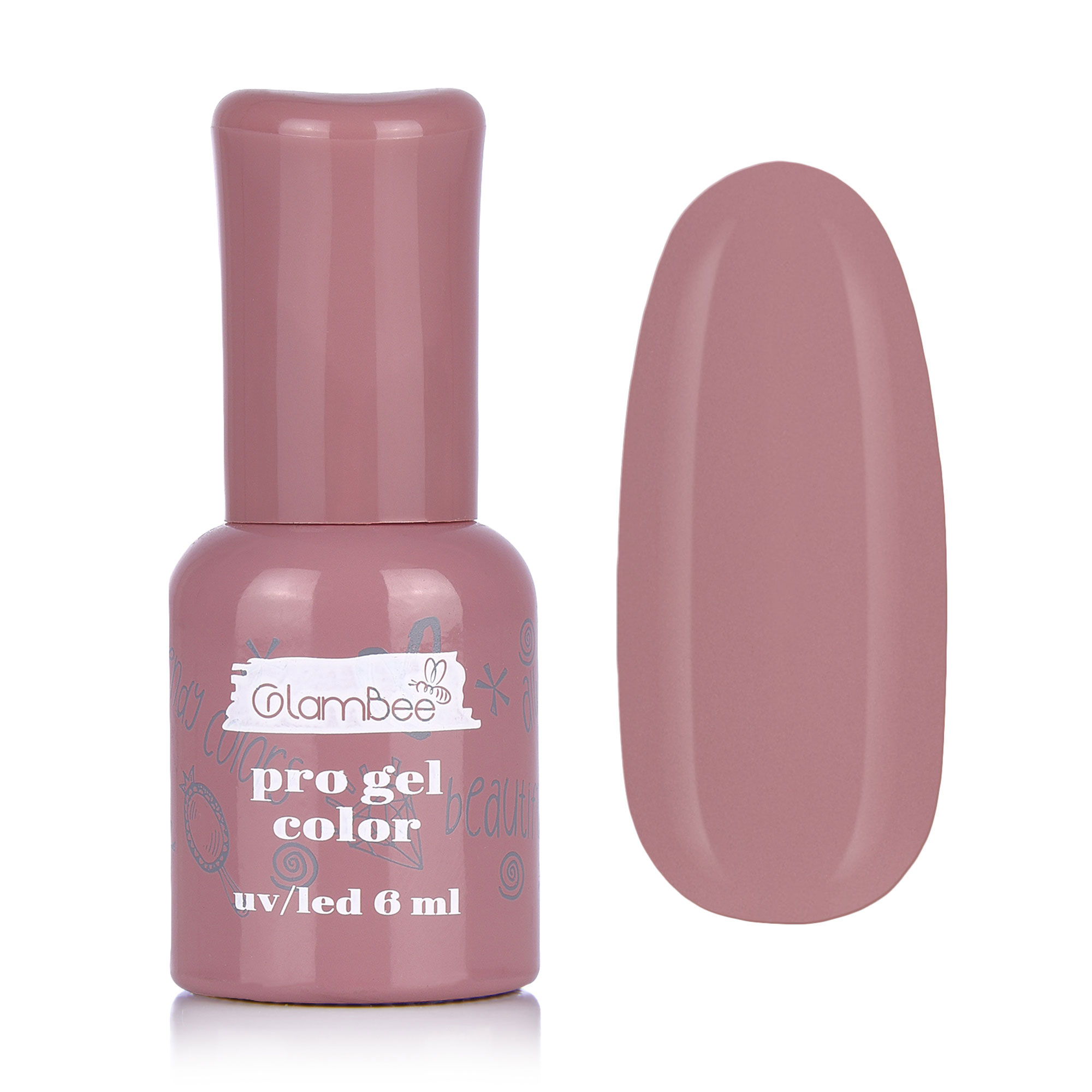 Гель-лак для нігтів GlamBee ProGel Classic 43, 6 мл